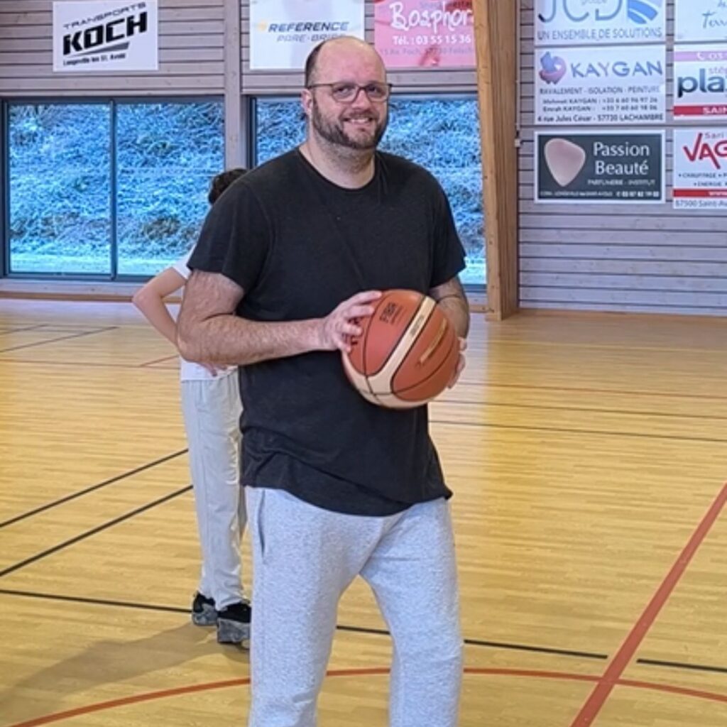 christophe éducateur et entraineur basket