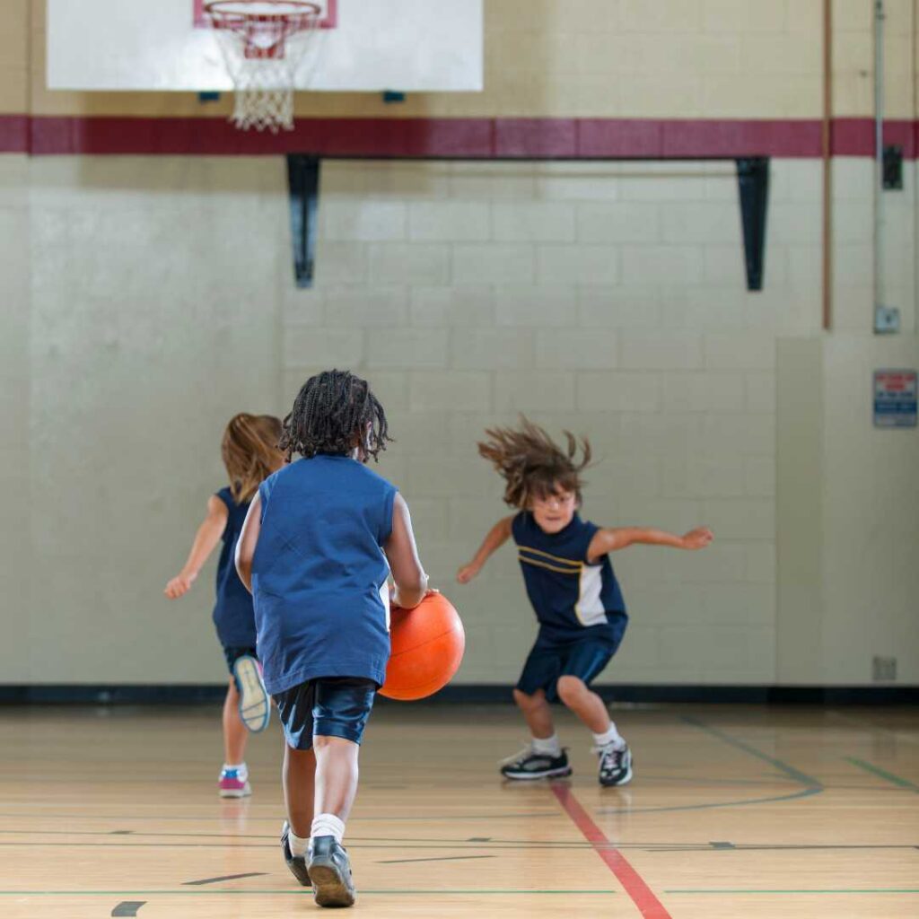 Entrainement basket enfant